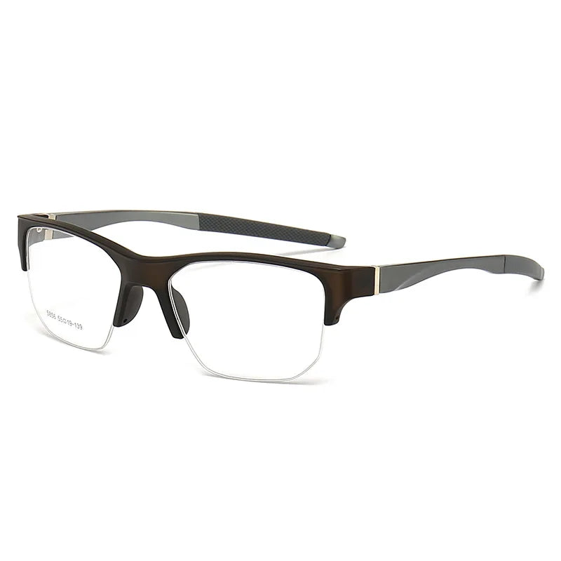 Muzz 58560 men's semi rim sports prescription eyeglasses — view 24