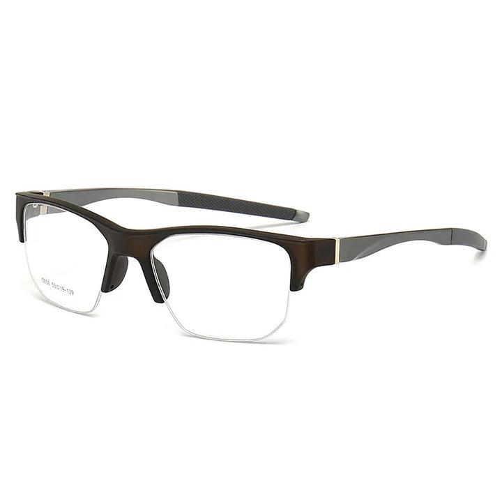 Muzz 58560 men's semi rim sports prescription eyeglasses — view 24