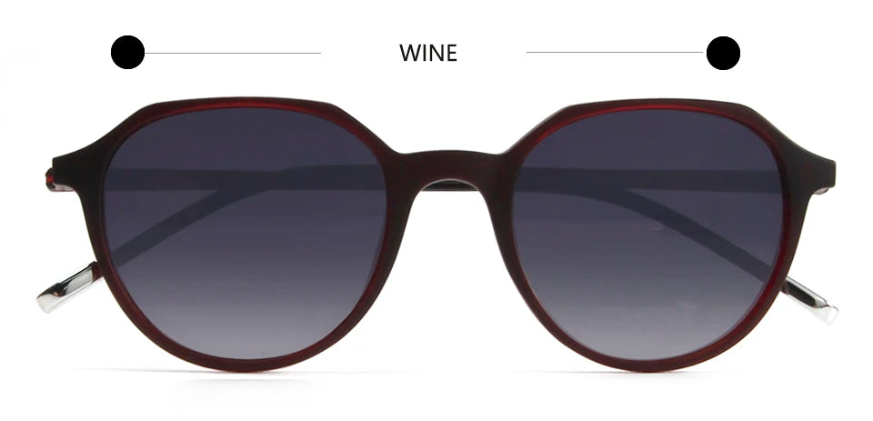 Esnbie Women's Full Rim Oval Tr 90 Titanium Eyeglasses Clip On Sunglasses 70991
