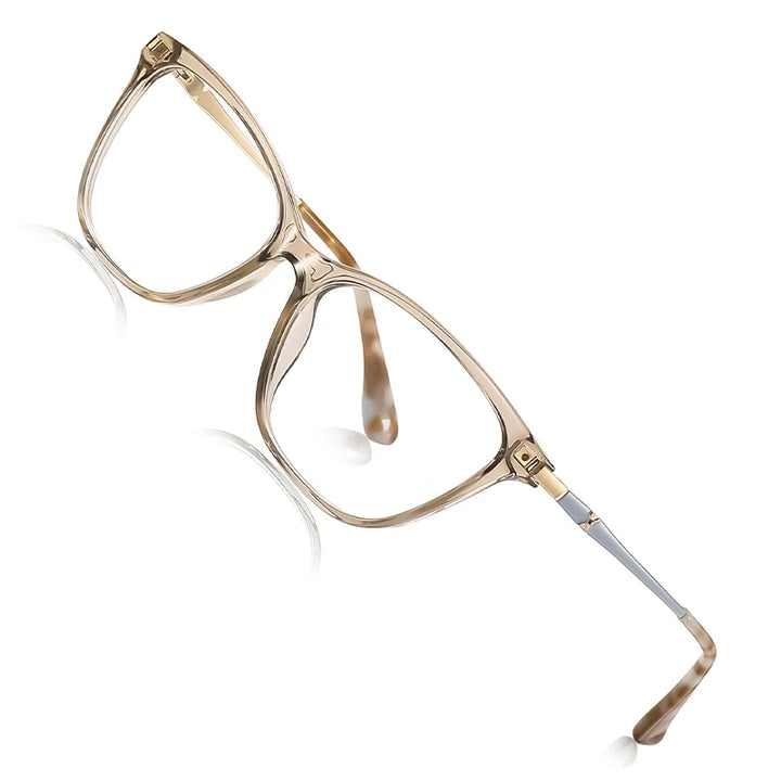 Vicky Women's Full Rim Square Cat Eye Tr 90 Alloy Reading Glasses 77232