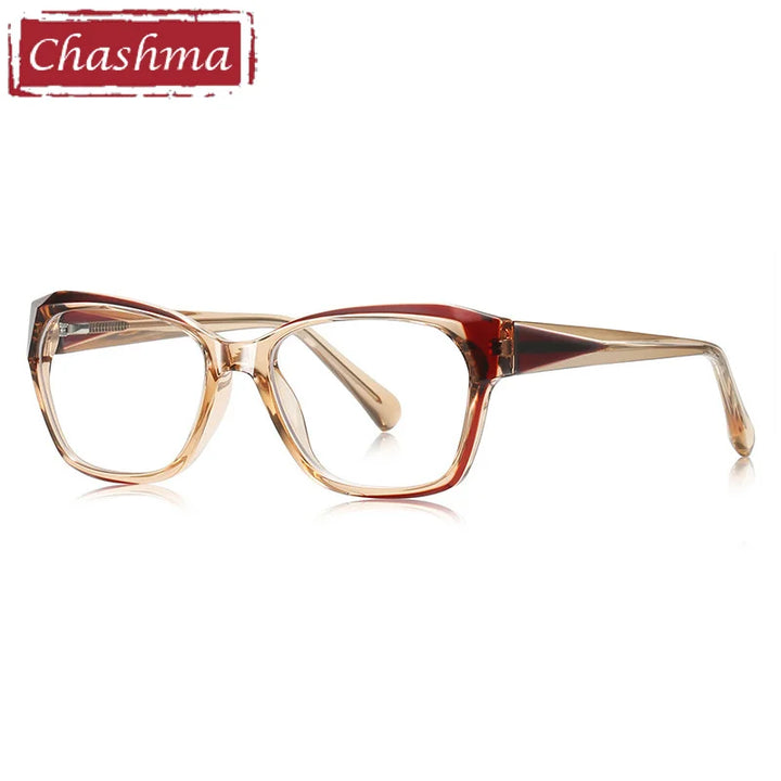 Chashma Ottica Women's Full Rim Cat Eye Tr 90 Titanium Eyeglasses 474006