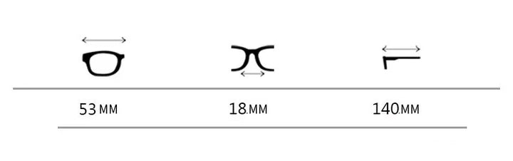 CCspace Unisex Rimless Rectangle Titanium Alloy Eyeglasses 300880 Rimless CCSpace   