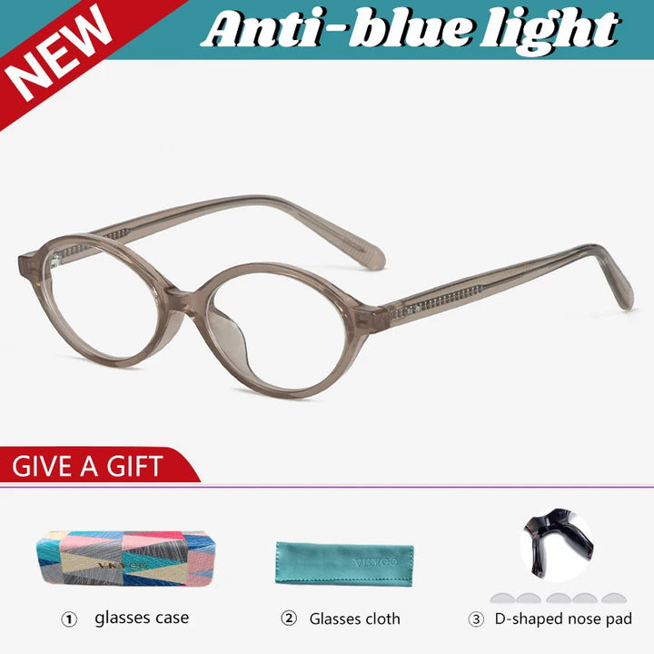 Vicky Women's Full Rim Oval Acetate Reading Glasses 91427