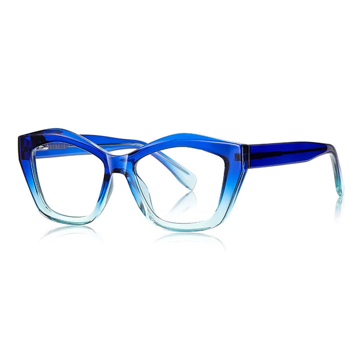 Ralferty Women's Full Rim Cat Eye Tr 90 Titanium Eyeglasses 32169