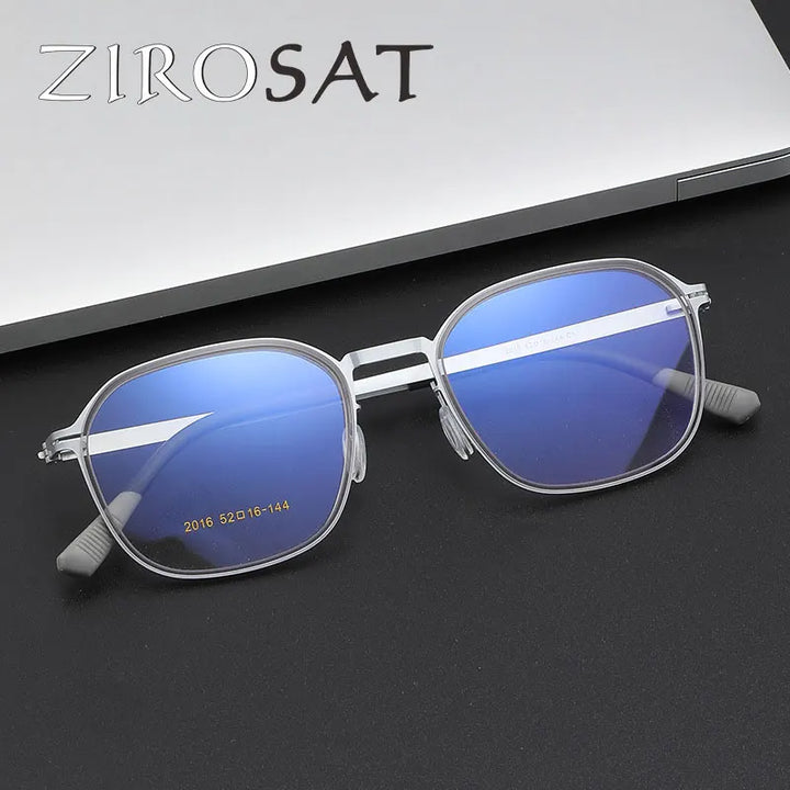 Zirosat Unisex Full Rim TR90 Alloy Prescription Eyeglasses 2016