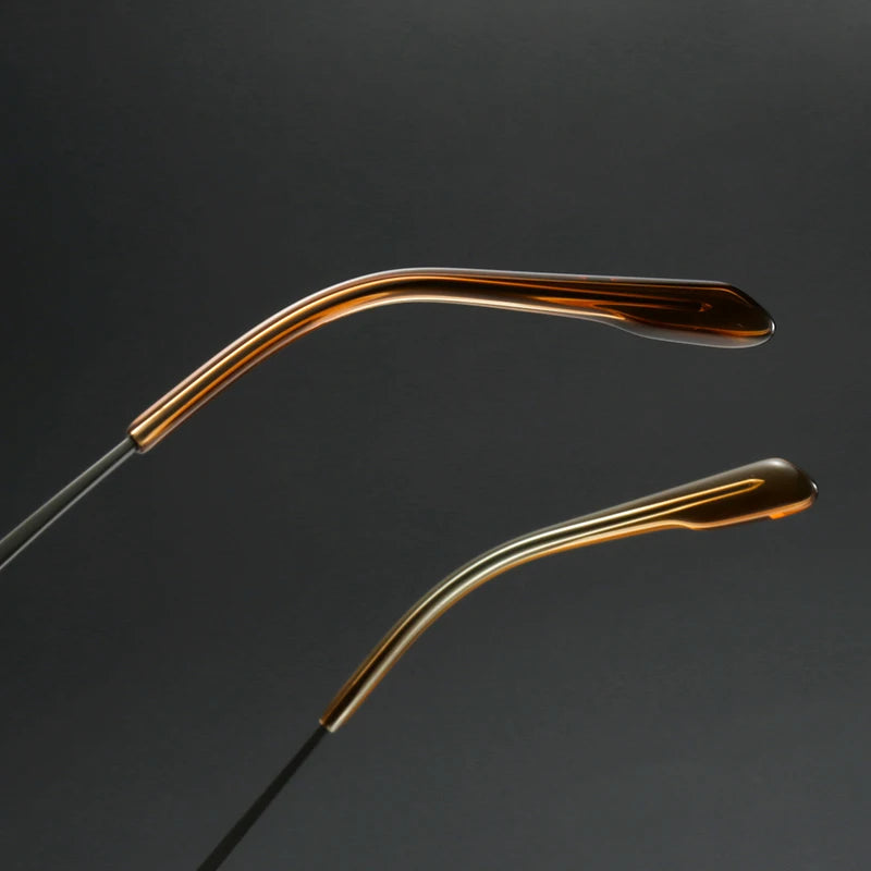 Muzz 0056D unisex round titanium acetate prescription eyeglasses — view 8