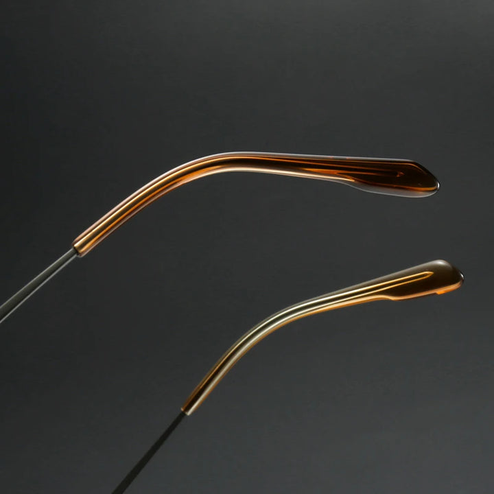 Muzz 0056D unisex round titanium acetate prescription eyeglasses — view 8