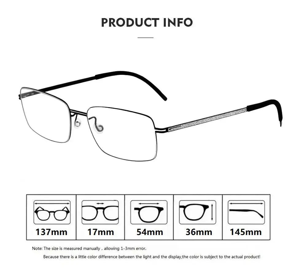 Bobbie 462741 Women’s Screwless Full Rim Square Titanium Frames — view 2 | Bobbie at FuzWeb