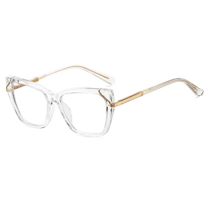 CCspace Women's Full Rim Square Tr 90 Alloy Reading Glasses 312727