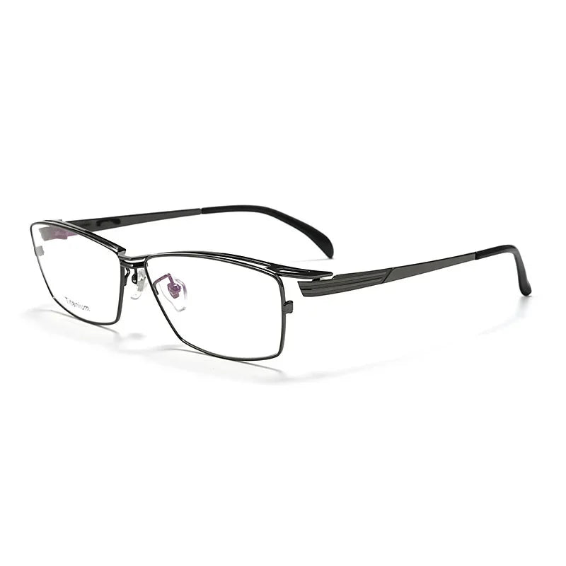 Bclear Men Full Rim Square Titanium Eyeglasses BSF-HM2336T