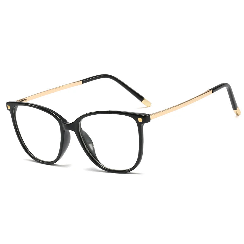 Handoer Women's Full Rim Square Tr 90 Alloy Eyeglasses 192151