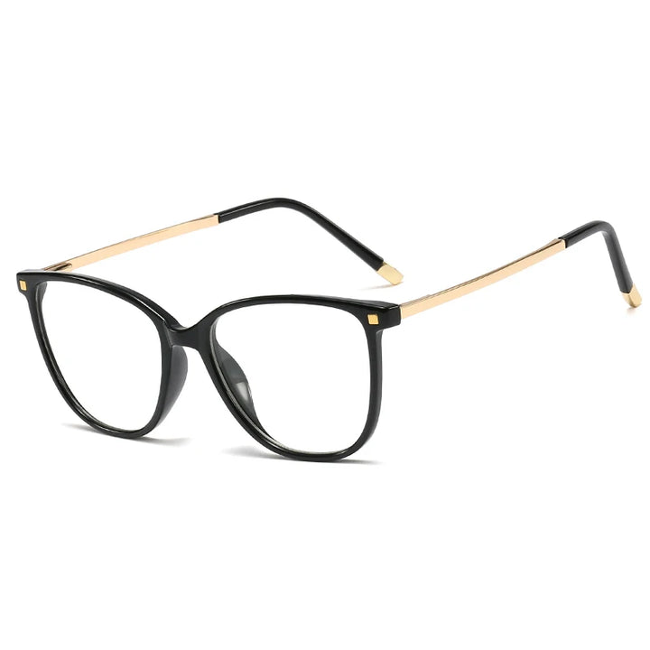 Handoer Women's Full Rim Square Tr 90 Alloy Eyeglasses 192151