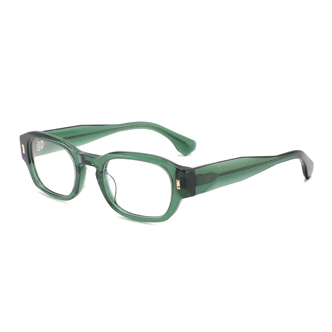 Xbora Unisex Full Rim Round Acetate Eyeglasses 8628 — view 6 | Xbora at FuzWeb