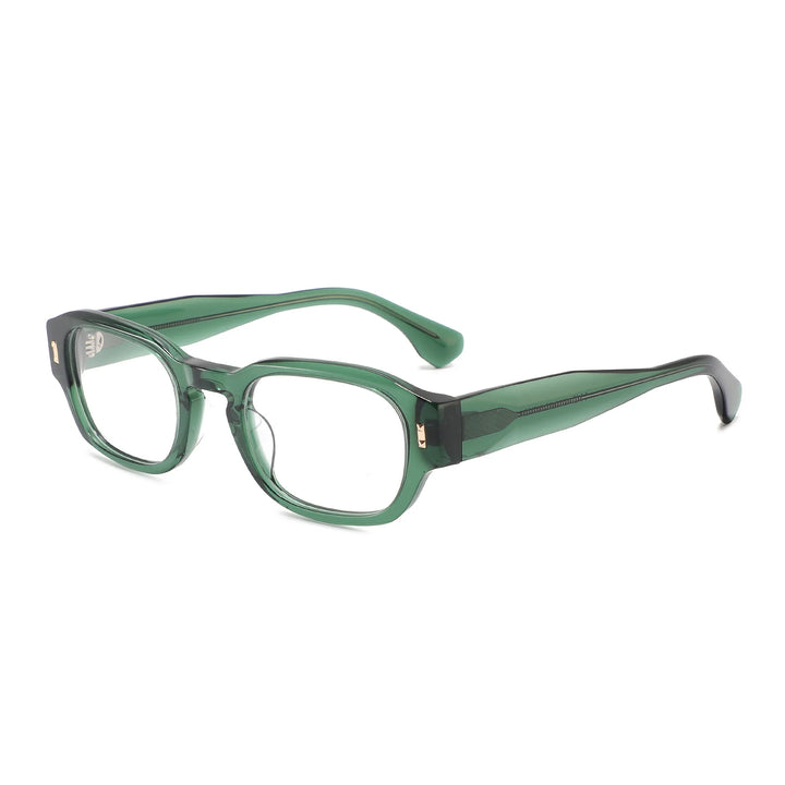 Xbora Unisex Full Rim Round Acetate Eyeglasses 8628 — view 6 | Xbora at FuzWeb