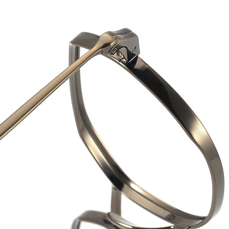 Muzz 3001 unisex square titanium prescription eyeglasses — view 9