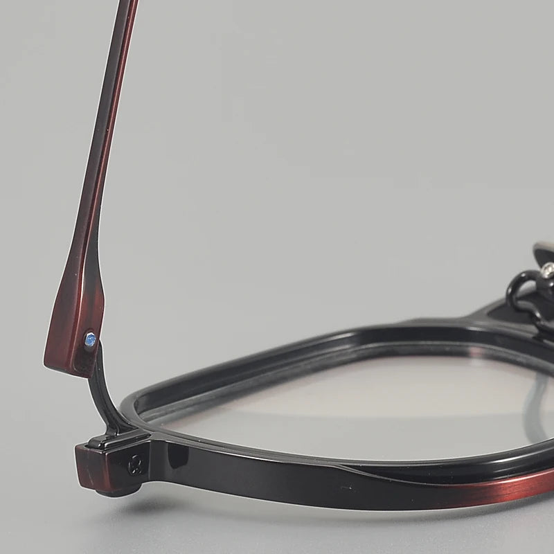 Muzz 8316 unisex oval IP titanium prescription eyeglasses — view 8