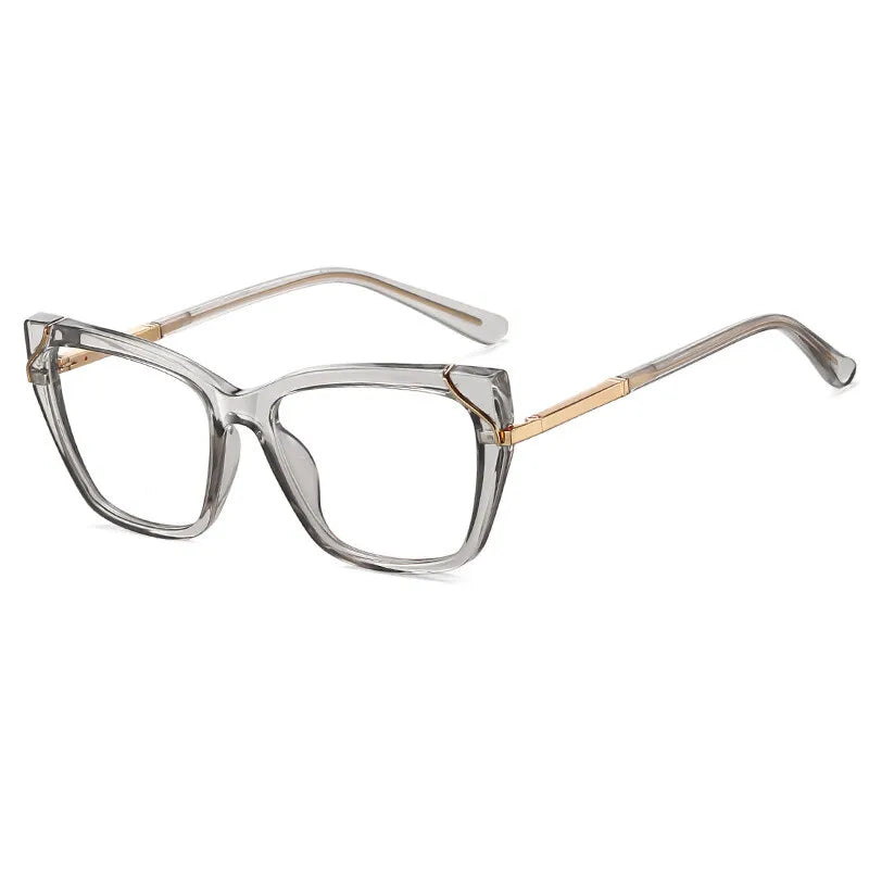 CCspace Women's Full Rim Square Tr 90 Alloy Reading Glasses 312727