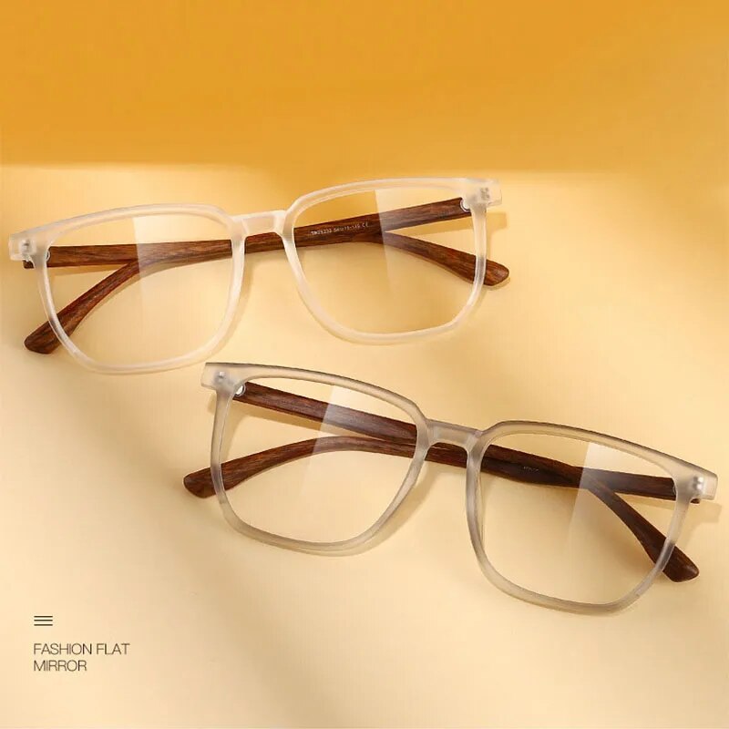 Hdcrafter Unisex Full Rim Square Tr 90 Acetate Eyeglasses 752323 Full Rim Hdcrafter Eyeglasses   