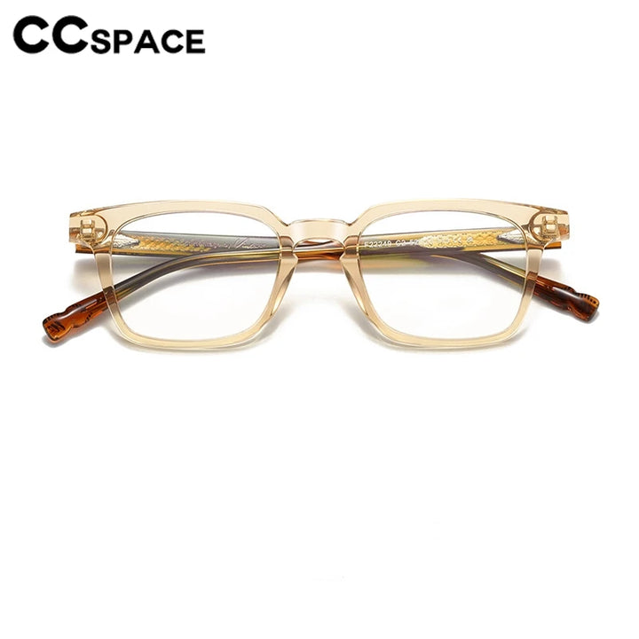 CCspace Women's Full Rim Square Acetate Reading Glasses 802577