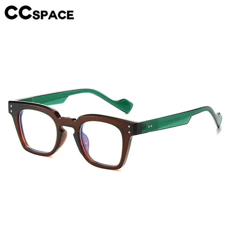 CCspace Women's Full Rim Square Polycarbonate Reading Glasses R57198 Reading Glasses CCspace   