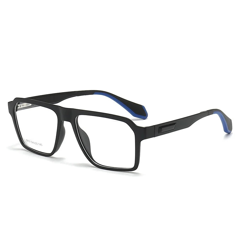 KatKani Unisex Full Rim Square Tr 90 Eyeglasses 6810 Full Rim KatKani Eyeglasses   