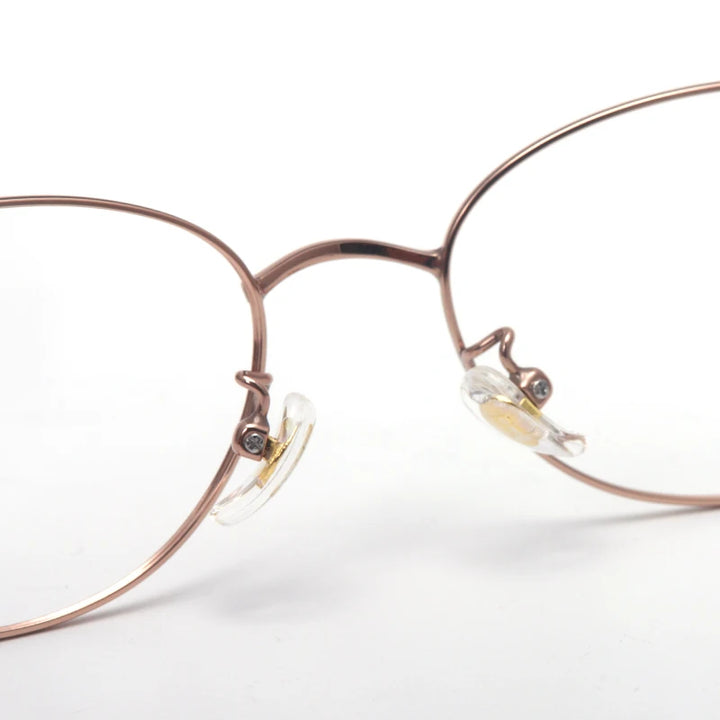 Muzz 35176 women's IP titanium prescription eyeglasses — view 8