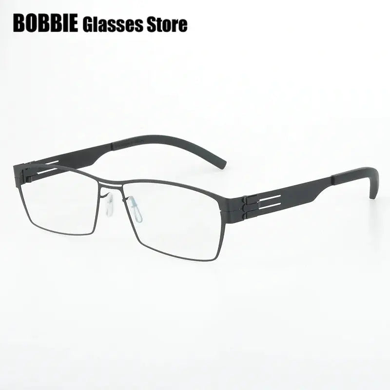 Bobbie Full Rim 508300 Unisex Square Screwless Titanium Frames FuzWeb
