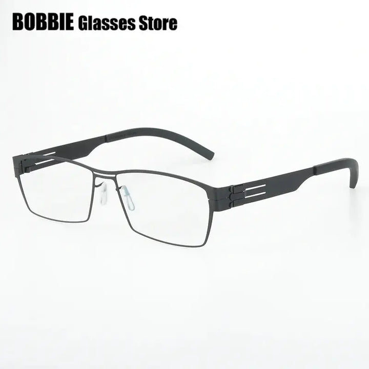 Bobbie Full Rim 508300 Unisex Square Screwless Titanium Frames FuzWeb