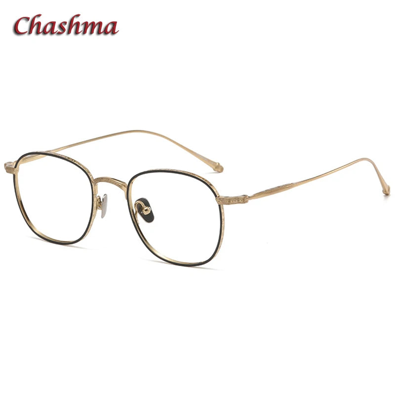 Chashma Ochki Unisex Full Rim Square Titanium Eyeglasses 3090 Full Rim Chashma Ochki   