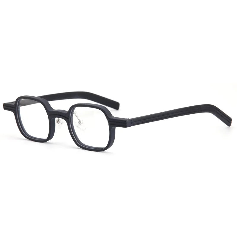 Muzz Unisex Full Rim Square Acetate Eyeglasses M0516 Full Rim Muzz black  