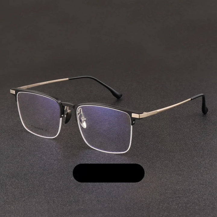 Momoja Unisex Full Rim Square Al Mg Titanium Eyeglasses 20261