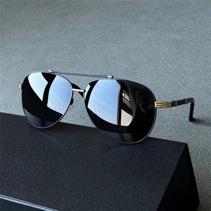Cubojue Unisex Full Rim Oversized Oval Alloy Sunglasses 70167