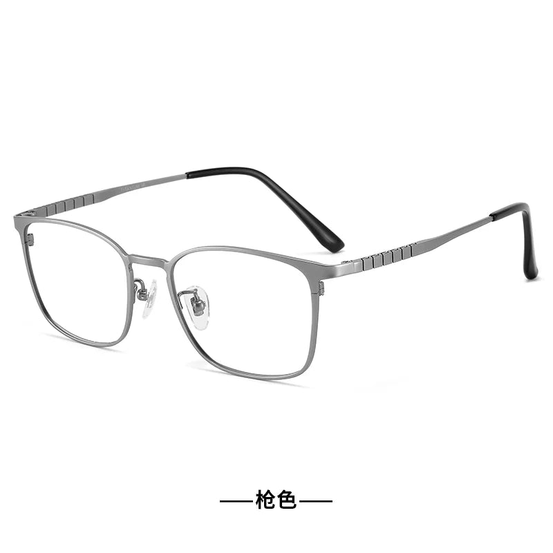 Reven Jate 5022 unisex rectangle titanium prescription eyeglasses — view 5