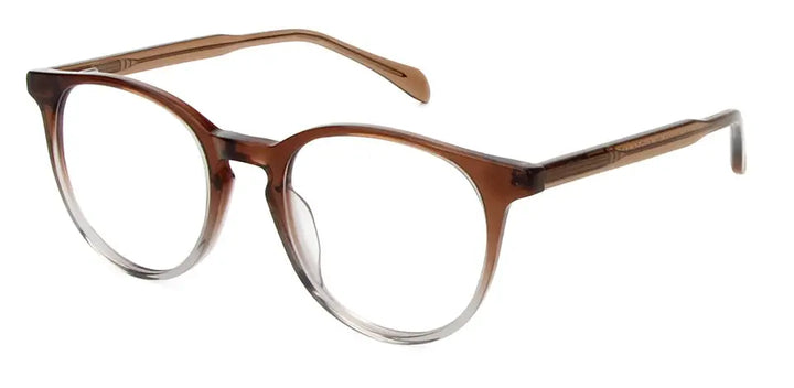 Esnbie 602217 Unisex Full Rim Oval Round Acetate Frames FuzWeb