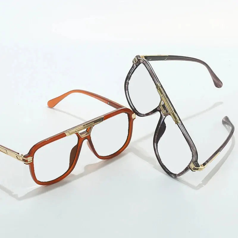Kocolior 271400 Mens Full Rim Square Double Bridge PC Frames — view 1 | Kocolior at FuzWeb