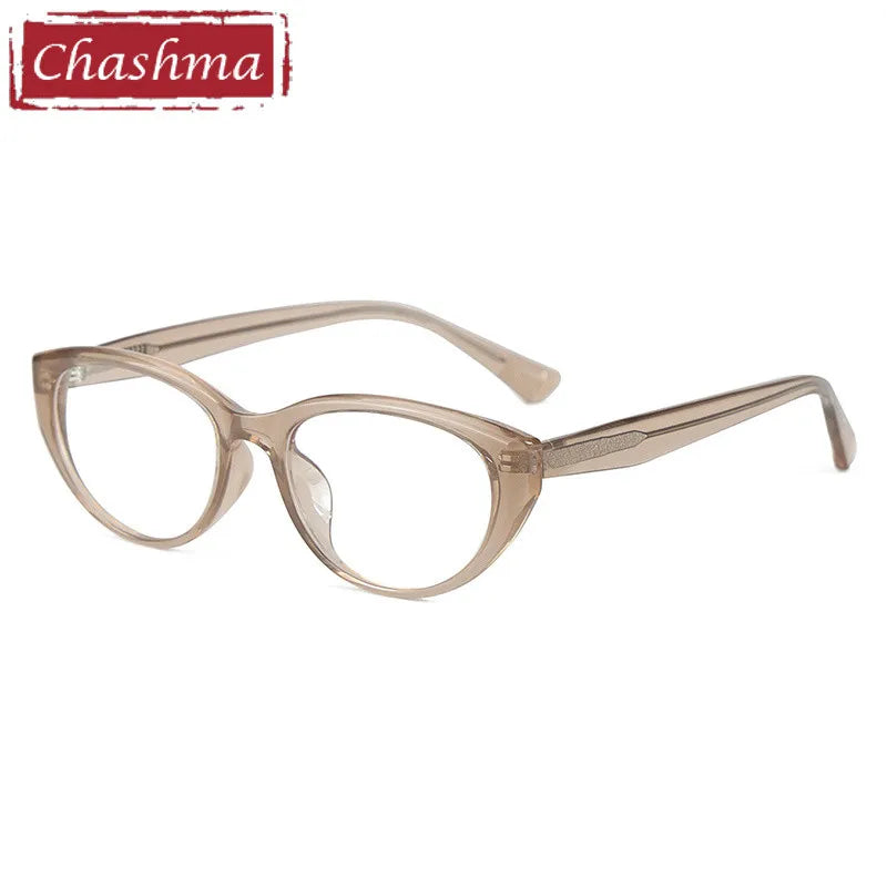 Chashma Unisex Full Rim Oval Cat Eye Tr 90 Titanium Eyeglasses 59159