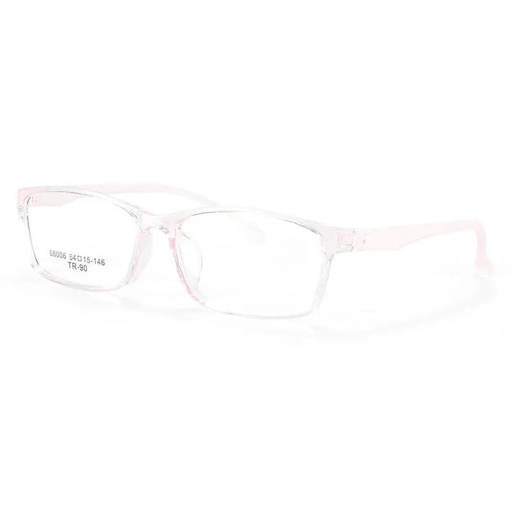 Gatenac Unisex Full Rim Square Rectangle Tr 90 Titanium Eyeglasses 966006 FuzWeb