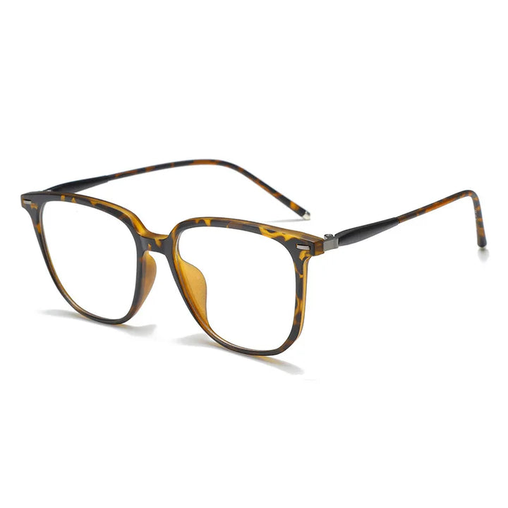 Kocolior Unisex Full Rim Square Tr 90 Alloy Eyeglasses 772304