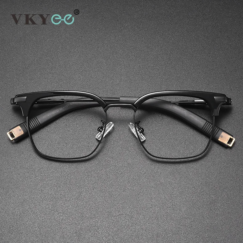 Vicky's Full Rim Square Titanium Tr 90 Reading Glasses 19107 Reading Glasses Vicky   