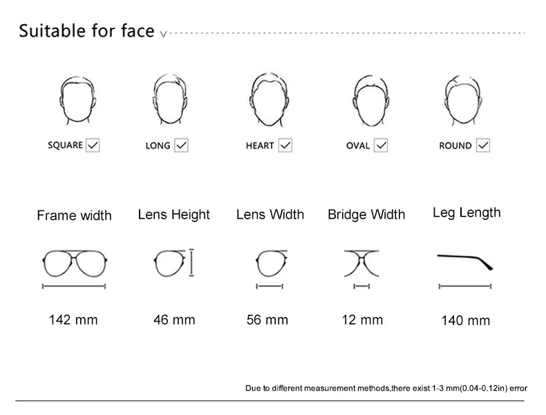 Krasivyy Women's Full Rim Square Double Bridge Titanium Eyeglasses 316051