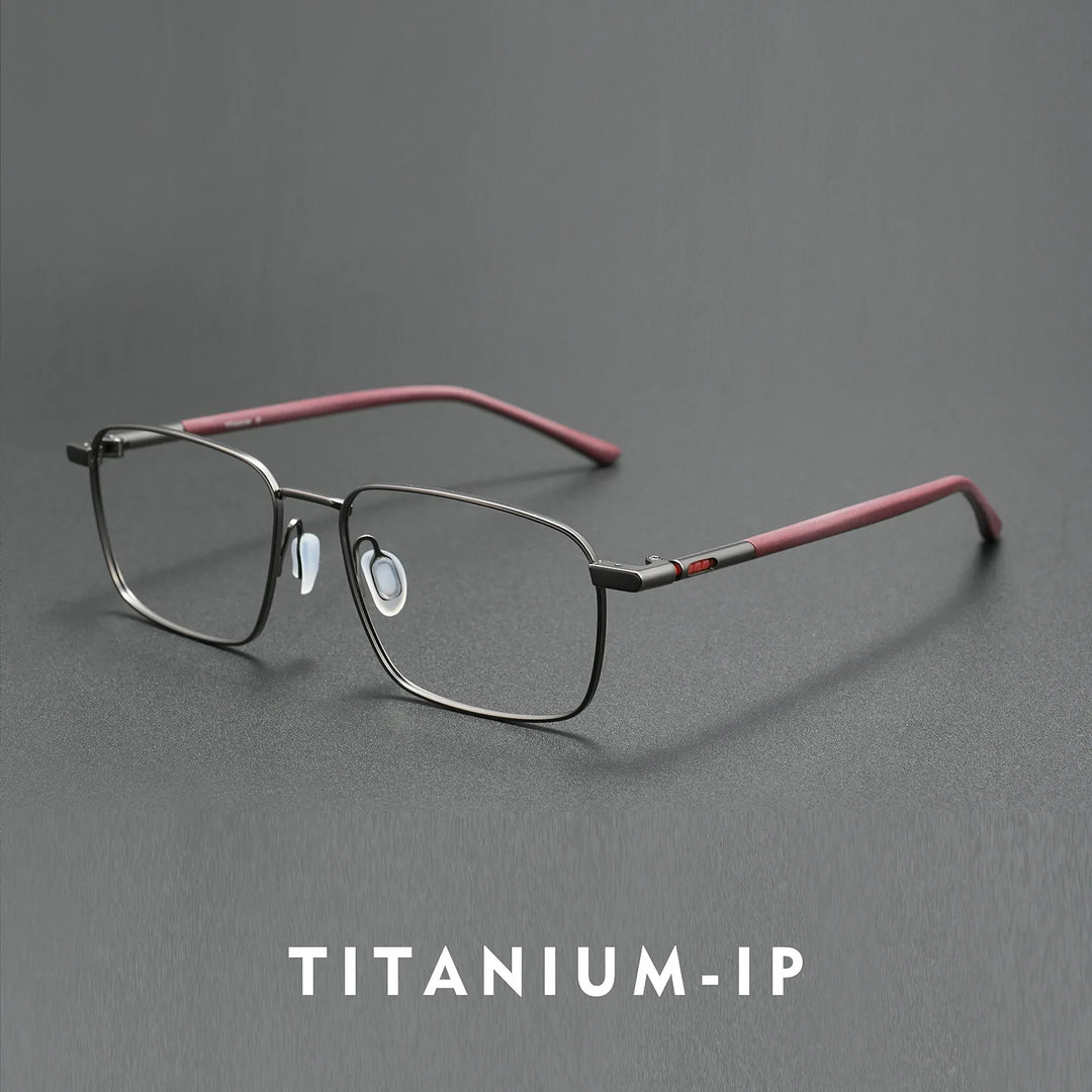 Bclear Men Full Rim Square Titanium Eyeglasses BSF-P8750JS