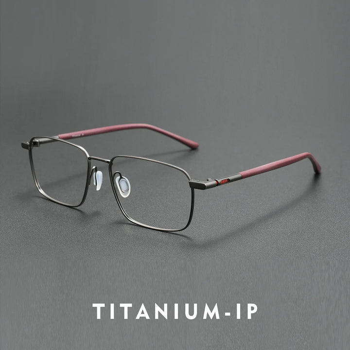 Bclear Men Full Rim Square Titanium Eyeglasses BSF-P8750JS