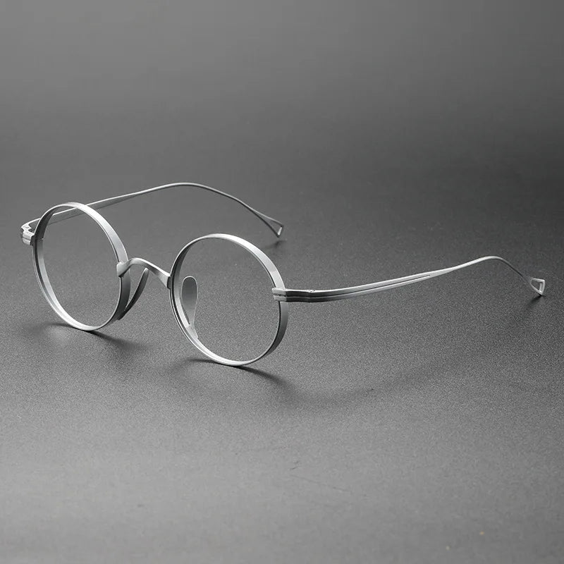 Momoja Women's Full Rim Round Ttitanium Eyeglasses 10518
