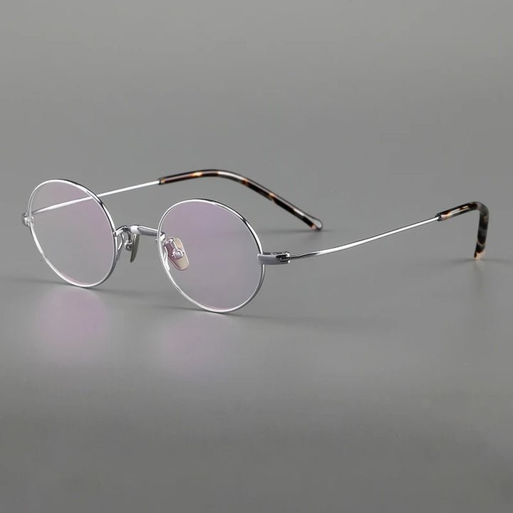 Muzz Women's Full Rim Small Square Round Titanium Eyeglasses 817503
