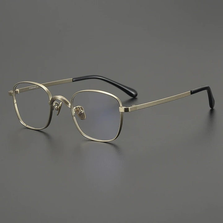 Gatenac Women's Full Rim Square Titanium Eyeglasses G2117