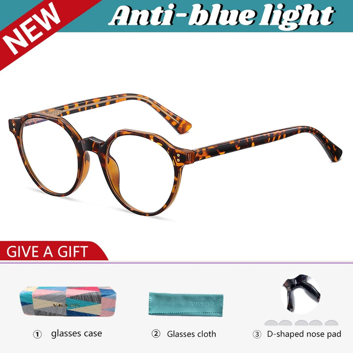 Vicky Women's Full Rim Flat Top Oval Tr 90 Titanium Reading Glasses 20849