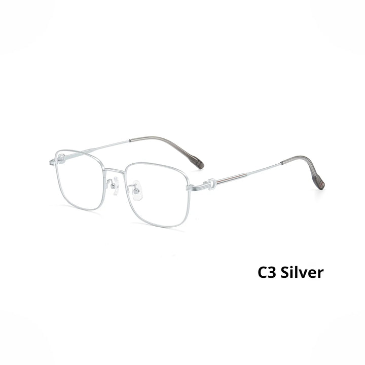 Momoja Unisex Full Rim Square Alloy Eyeglasses 758232