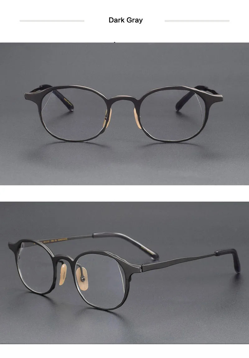 Muzz T7747 unisex oval pure titanium prescription eyeglasses — view 9