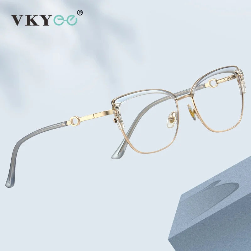 Vicky 86017 Women's Cat Eye Full Rim Eyeglasses