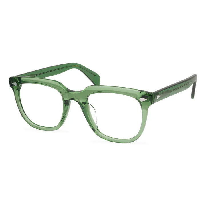 Nobler Unisex Full Rim Square Oval Acetate Eyeglasses 9571 Full Rim Nobler C6  